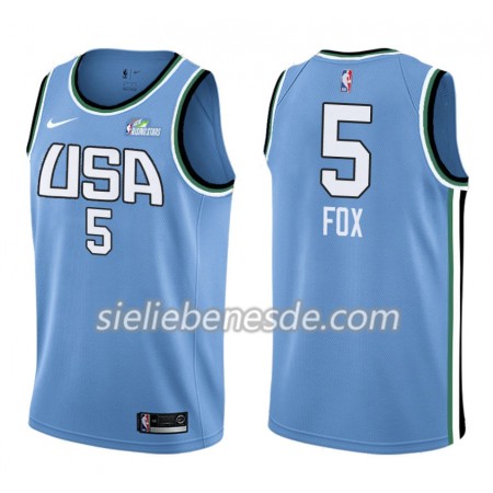 Herren NBA Sacramento Kings Trikot De'Aaron Fox 5 Nike 2019 Rising Star Swingman